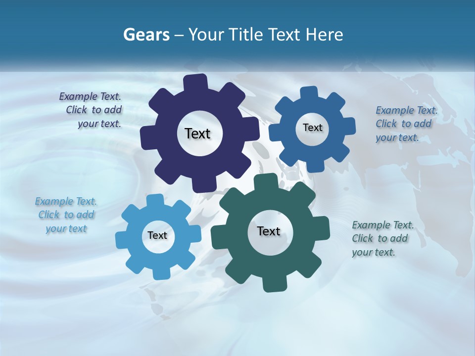 A Powerpoint Presentation With A World Map In The Background PowerPoint Template