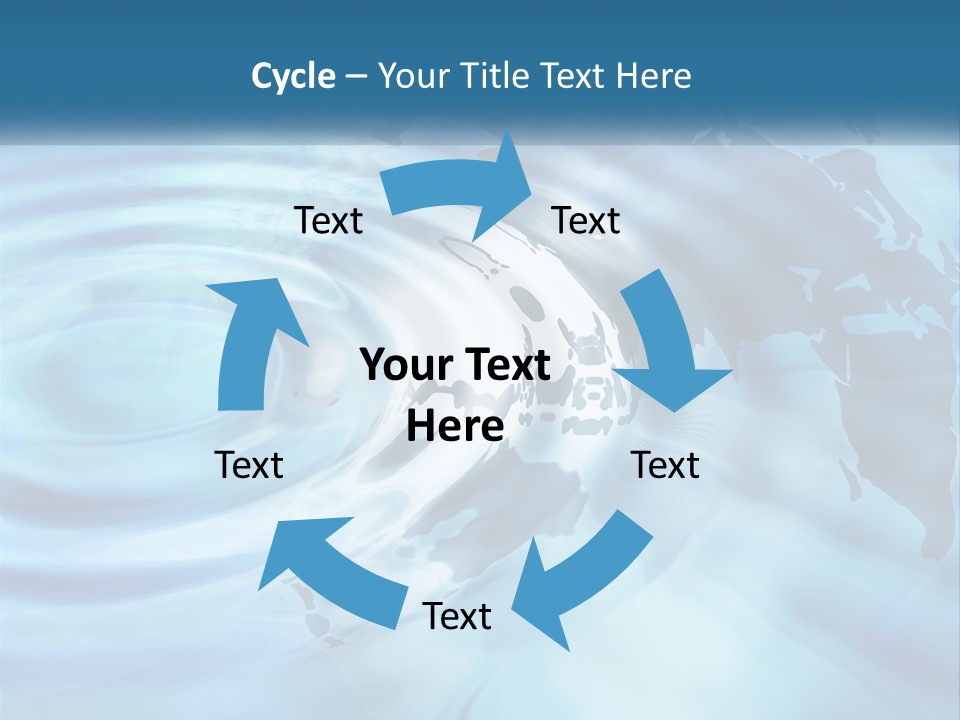 A Powerpoint Presentation With A World Map In The Background PowerPoint Template