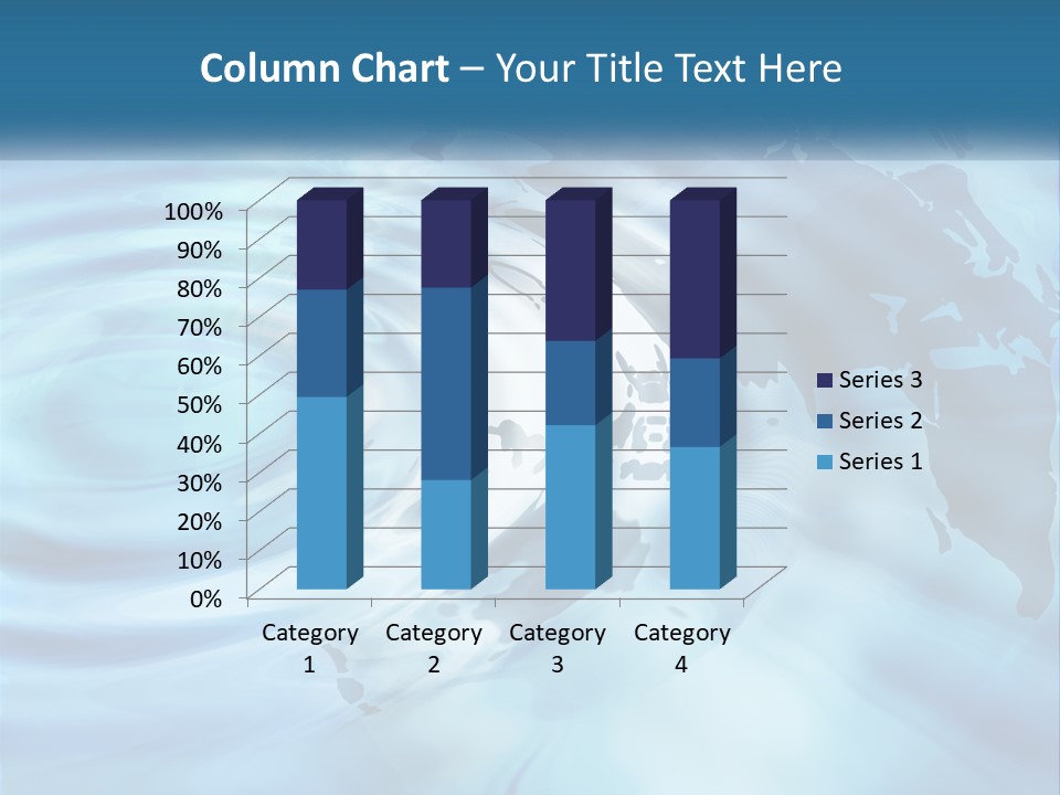 A Powerpoint Presentation With A World Map In The Background PowerPoint Template