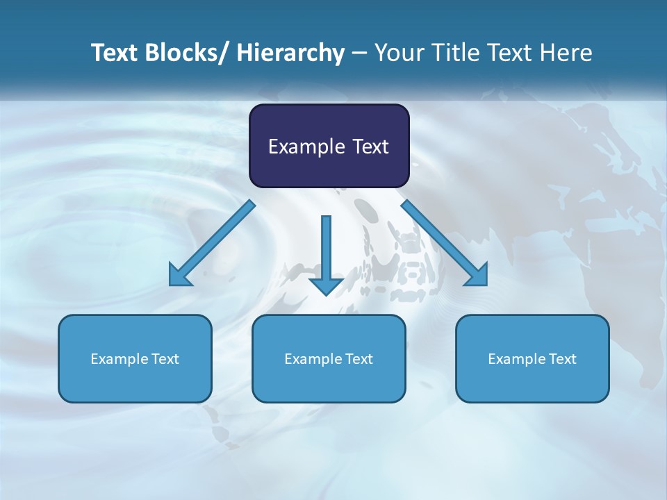 A Powerpoint Presentation With A World Map In The Background PowerPoint Template