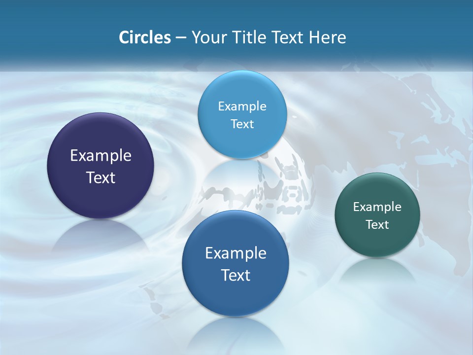 A Powerpoint Presentation With A World Map In The Background PowerPoint Template