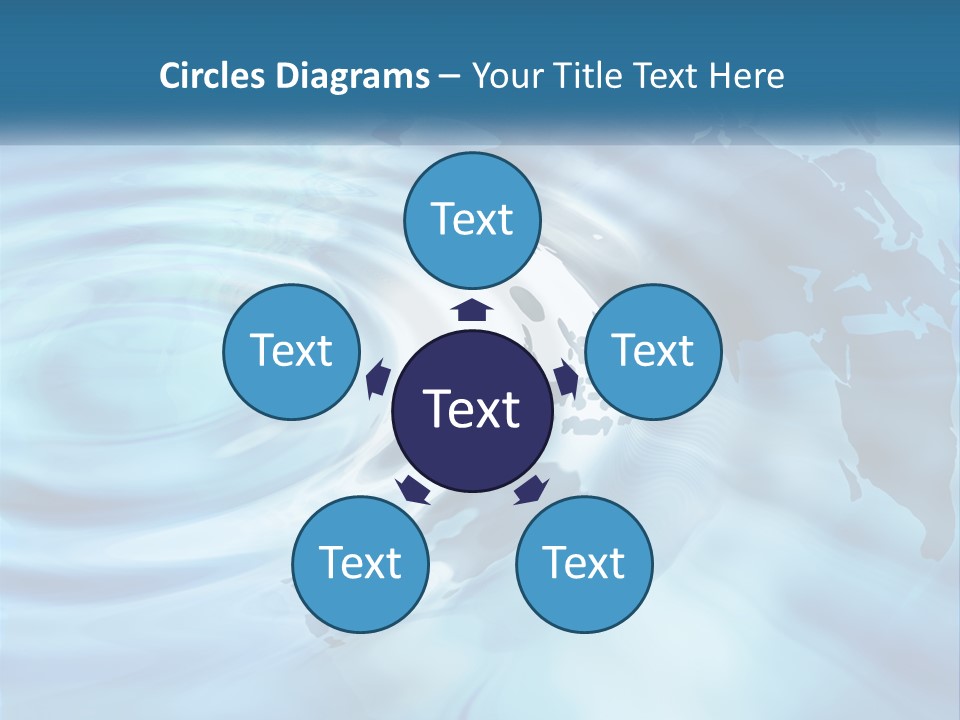 A Powerpoint Presentation With A World Map In The Background PowerPoint Template