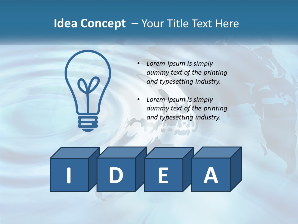A Powerpoint Presentation With A World Map In The Background PowerPoint Template