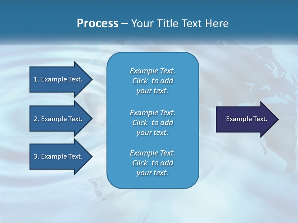 A Powerpoint Presentation With A World Map In The Background PowerPoint Template