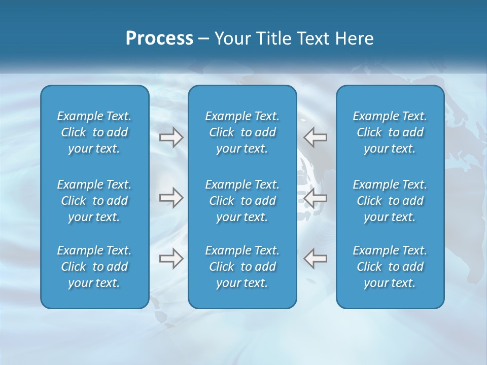 A Powerpoint Presentation With A World Map In The Background PowerPoint Template