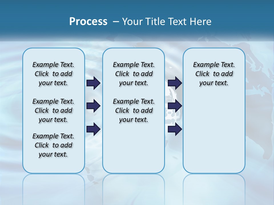 A Powerpoint Presentation With A World Map In The Background PowerPoint Template