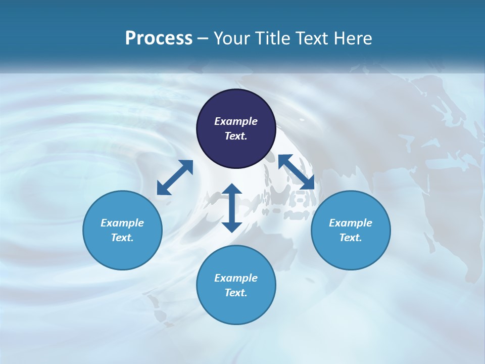 A Powerpoint Presentation With A World Map In The Background PowerPoint Template