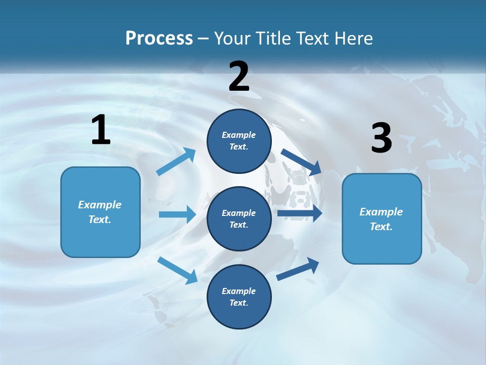 A Powerpoint Presentation With A World Map In The Background PowerPoint Template