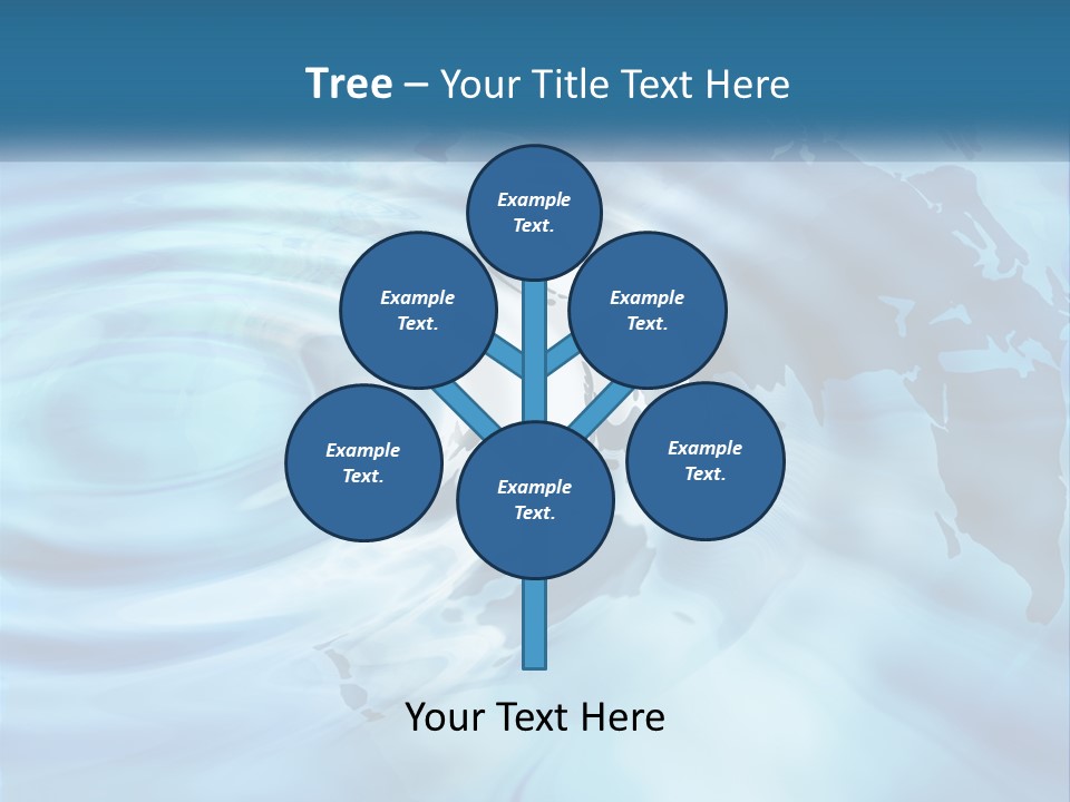A Powerpoint Presentation With A World Map In The Background PowerPoint Template