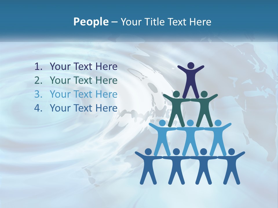 A Powerpoint Presentation With A World Map In The Background PowerPoint Template