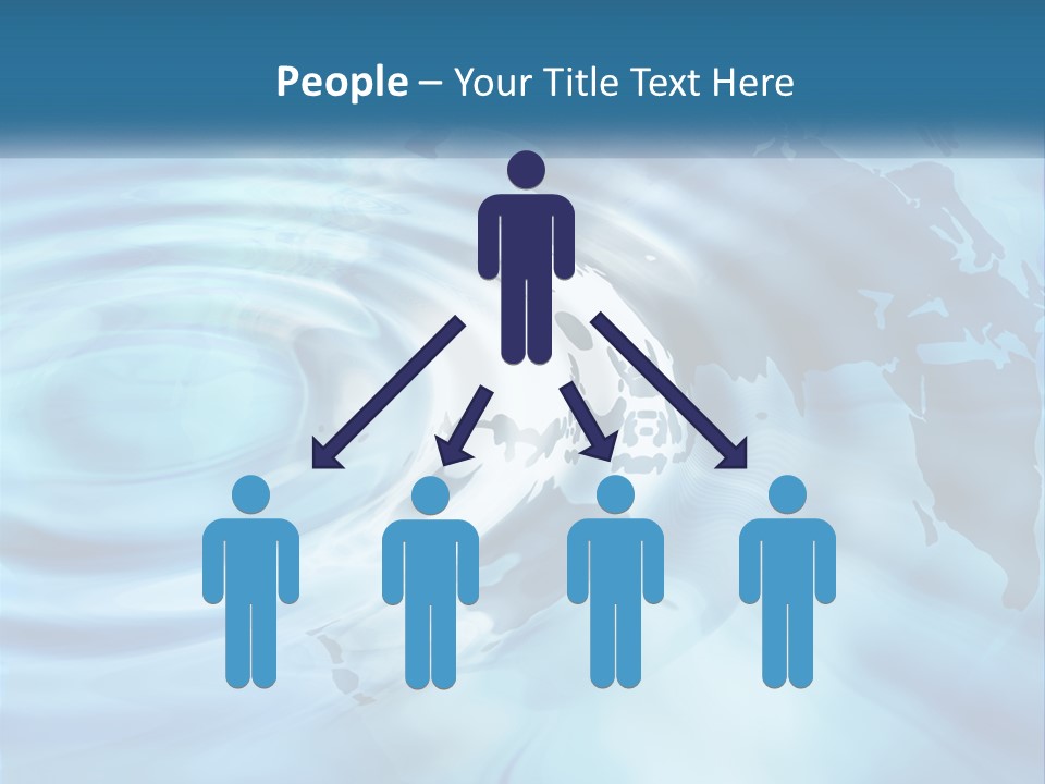 A Powerpoint Presentation With A World Map In The Background PowerPoint Template