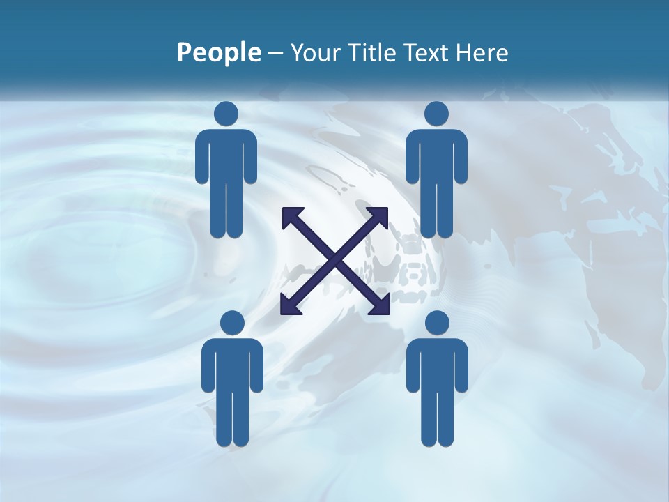 A Powerpoint Presentation With A World Map In The Background PowerPoint Template