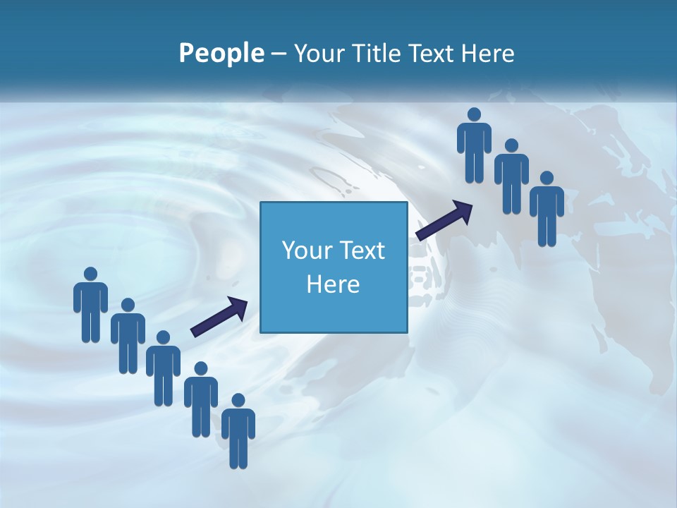 A Powerpoint Presentation With A World Map In The Background PowerPoint Template