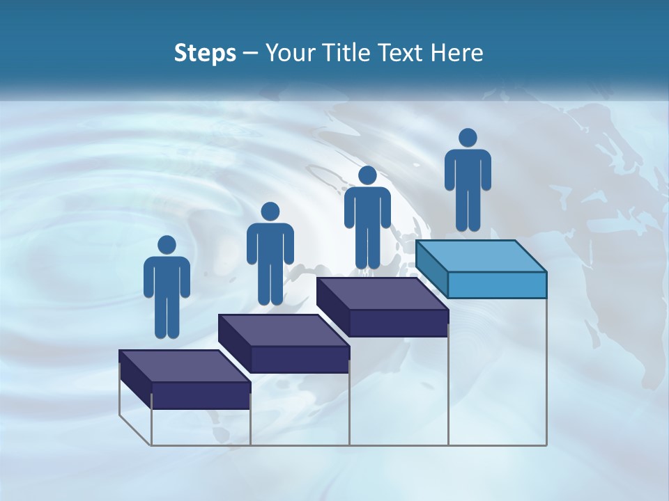 A Powerpoint Presentation With A World Map In The Background PowerPoint Template