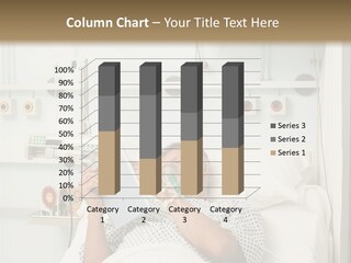 A Man Laying In A Hospital Bed Reading A Book PowerPoint Template
