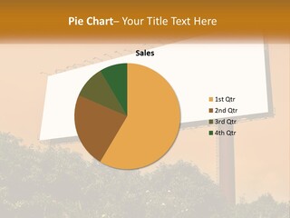 A Billboard With Birds Sitting On Top Of It PowerPoint Template