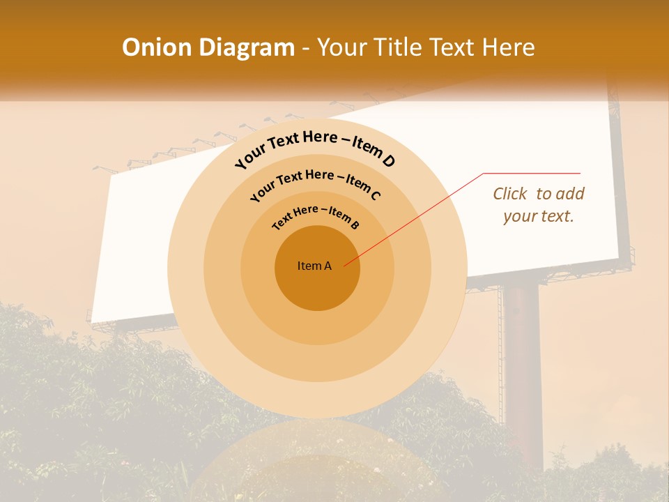 A Billboard With Birds Sitting On Top Of It PowerPoint Template