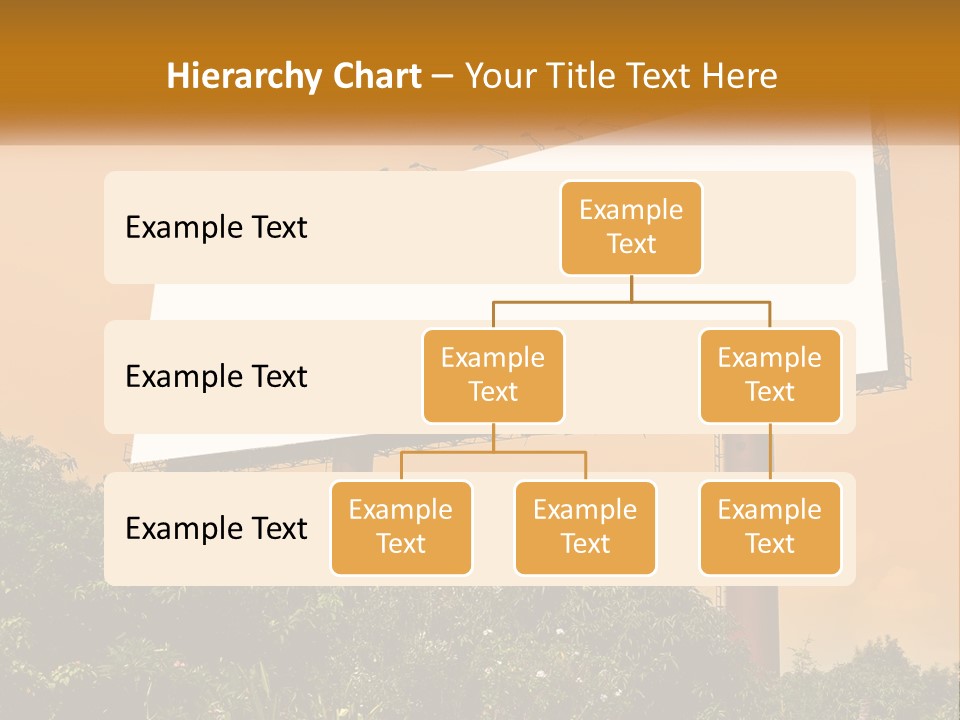 A Billboard With Birds Sitting On Top Of It PowerPoint Template