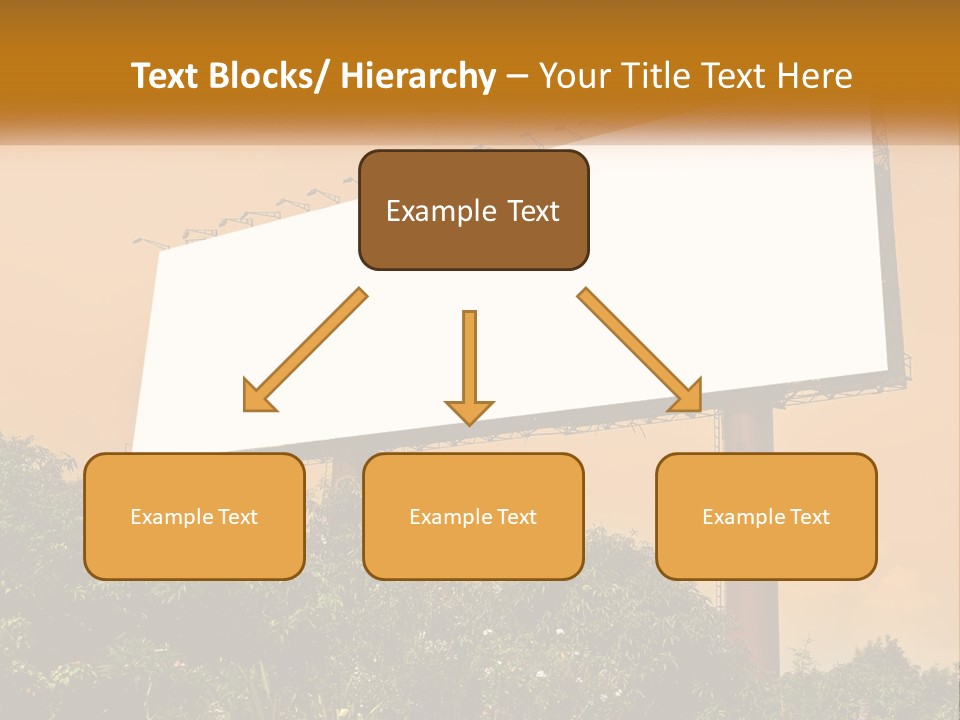 A Billboard With Birds Sitting On Top Of It PowerPoint Template
