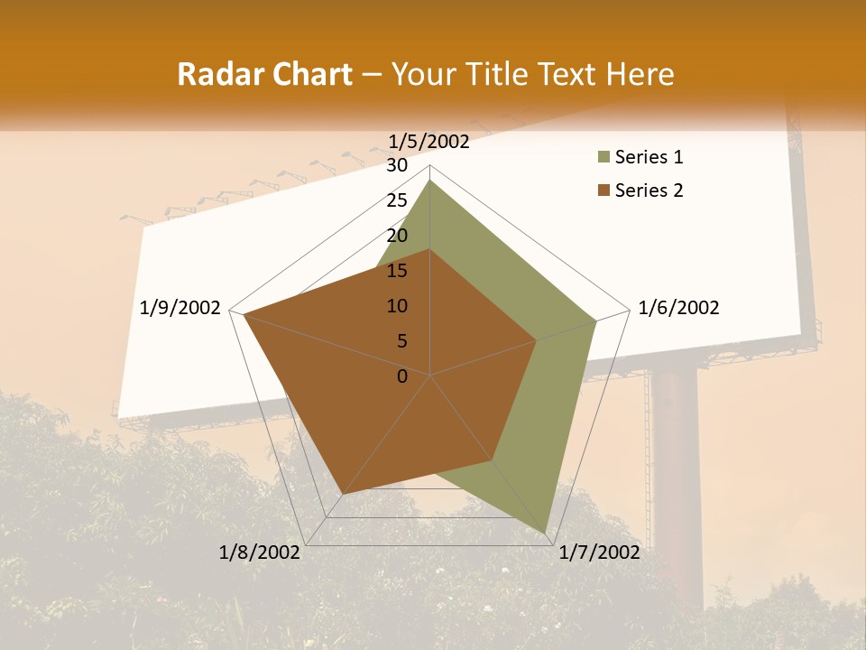 A Billboard With Birds Sitting On Top Of It PowerPoint Template