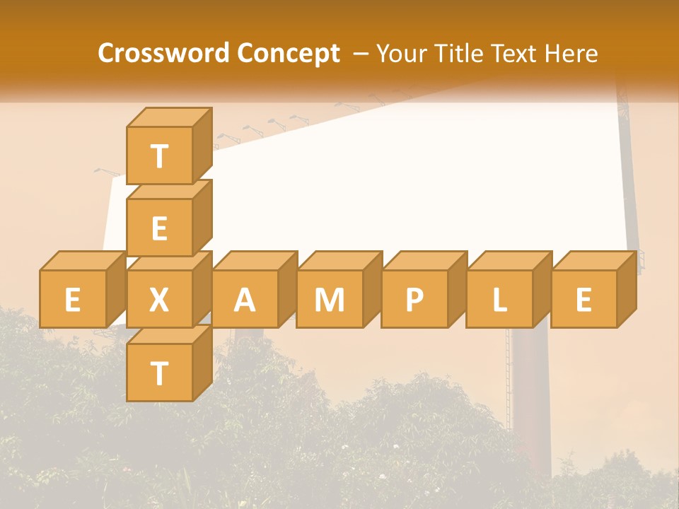 A Billboard With Birds Sitting On Top Of It PowerPoint Template