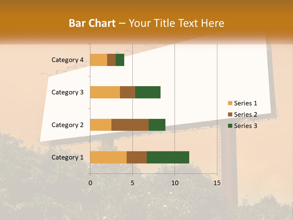 A Billboard With Birds Sitting On Top Of It PowerPoint Template