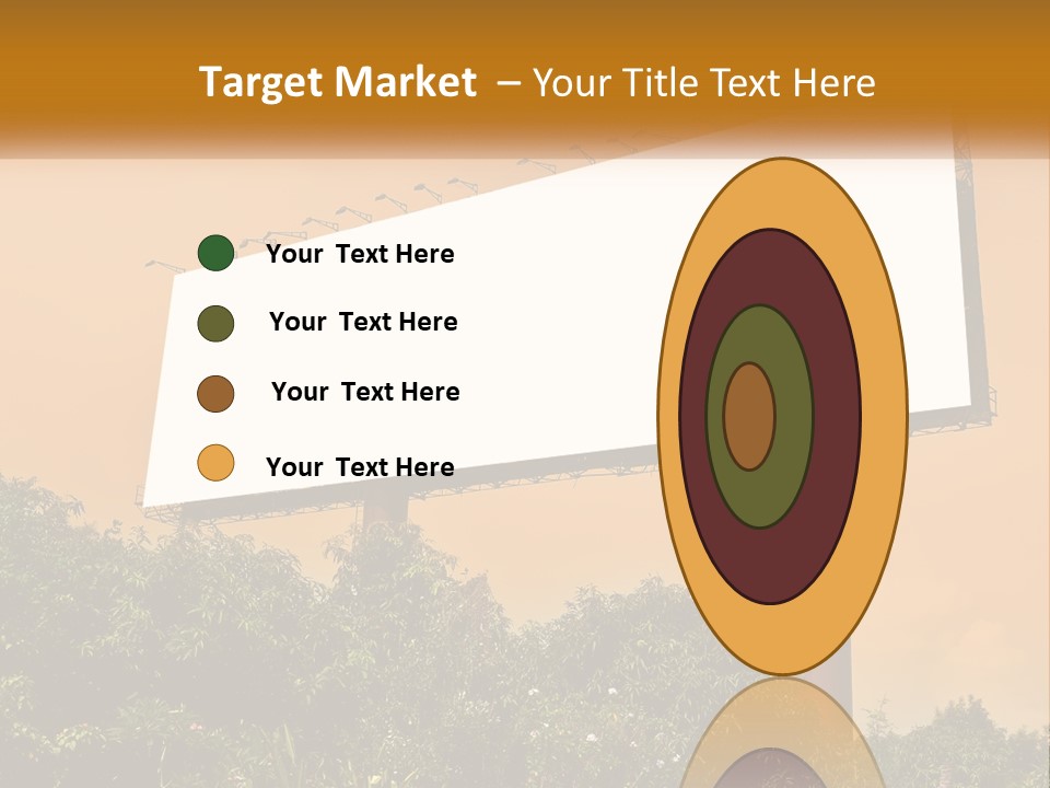 A Billboard With Birds Sitting On Top Of It PowerPoint Template