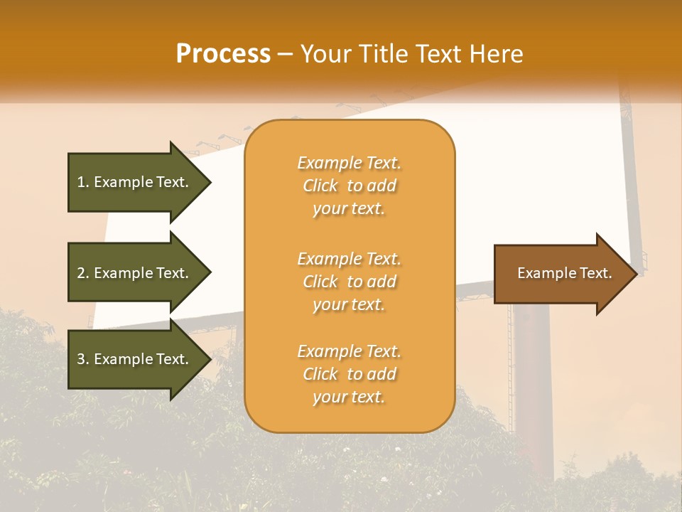 A Billboard With Birds Sitting On Top Of It PowerPoint Template