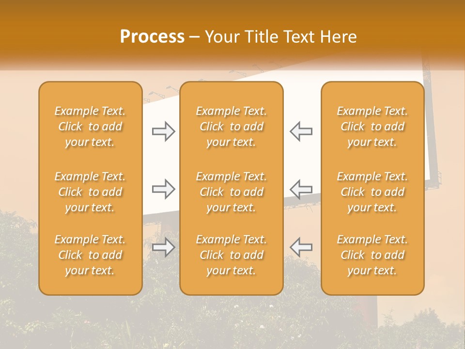 A Billboard With Birds Sitting On Top Of It PowerPoint Template