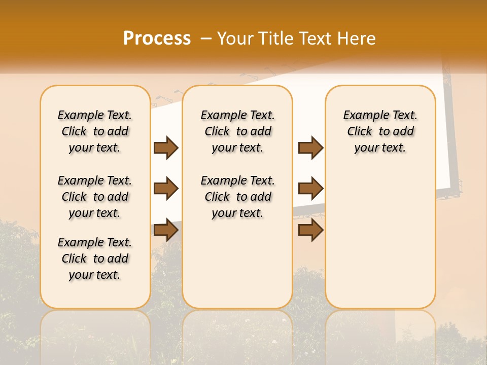 A Billboard With Birds Sitting On Top Of It PowerPoint Template