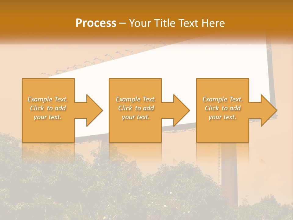 A Billboard With Birds Sitting On Top Of It PowerPoint Template
