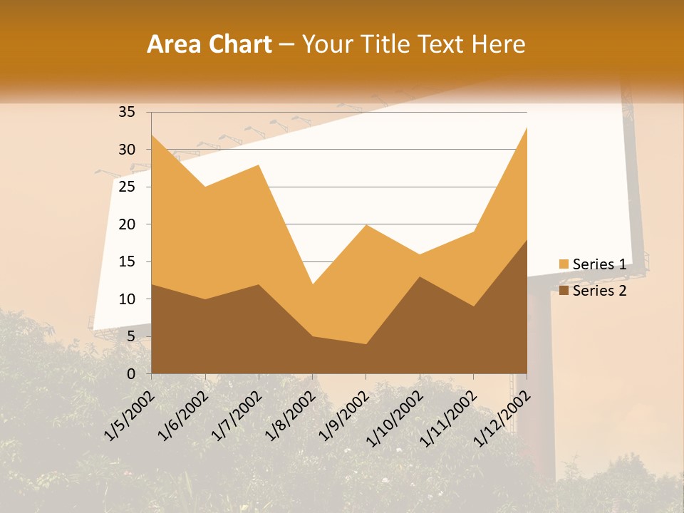 A Billboard With Birds Sitting On Top Of It PowerPoint Template