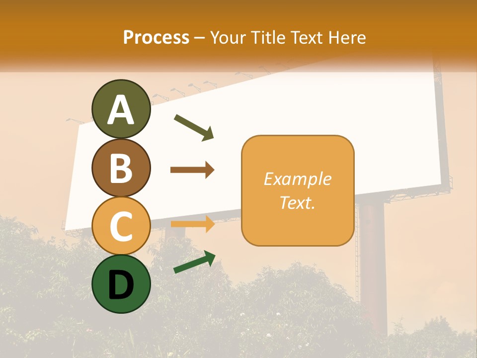 A Billboard With Birds Sitting On Top Of It PowerPoint Template