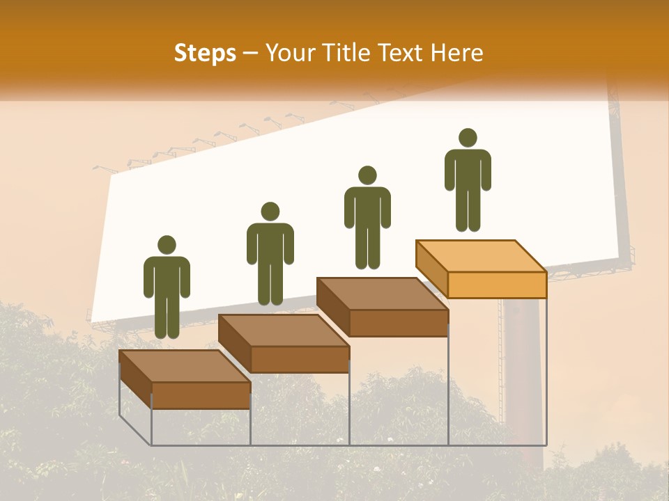 A Billboard With Birds Sitting On Top Of It PowerPoint Template