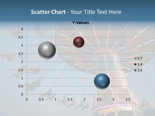 A Merry Go Round Ride With People On It PowerPoint Template