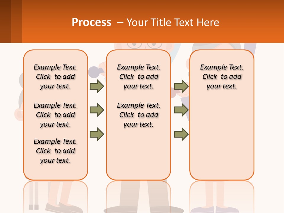 An Elderly Couple Exercising With Dumbbells And An Elderly Woman PowerPoint Template