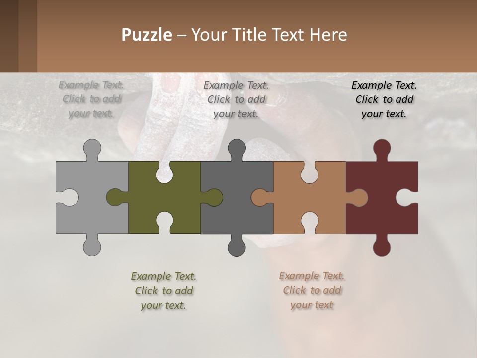 A Person Is Holding Their Hand Up To A Rock PowerPoint Template