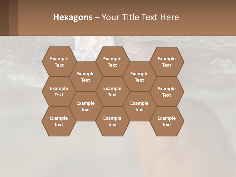 A Person Is Holding Their Hand Up To A Rock PowerPoint Template