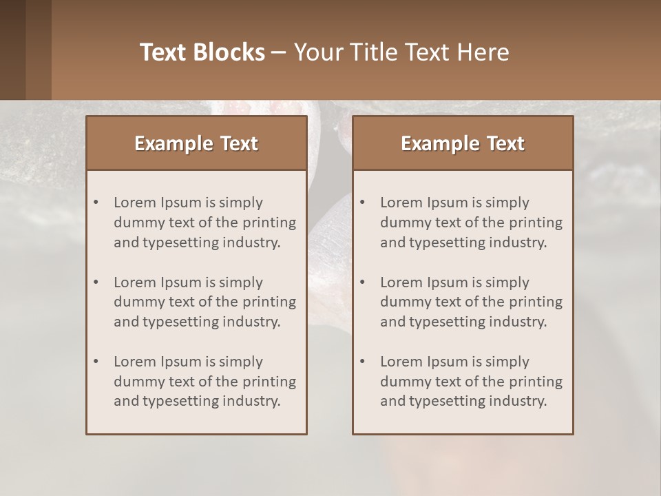 A Person Is Holding Their Hand Up To A Rock PowerPoint Template