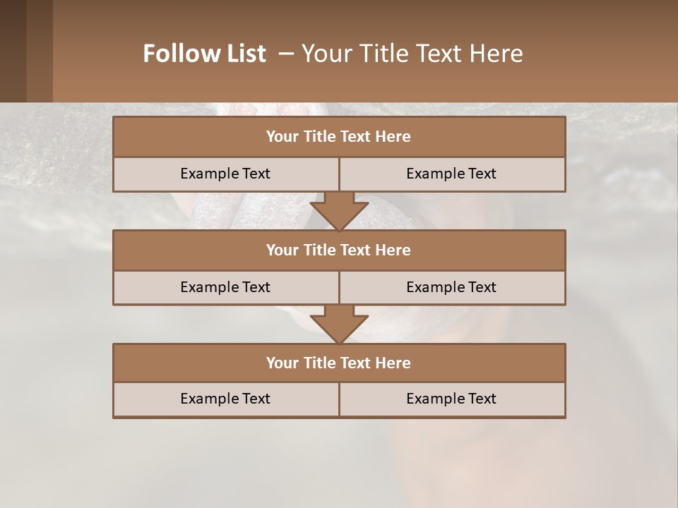 A Person Is Holding Their Hand Up To A Rock PowerPoint Template