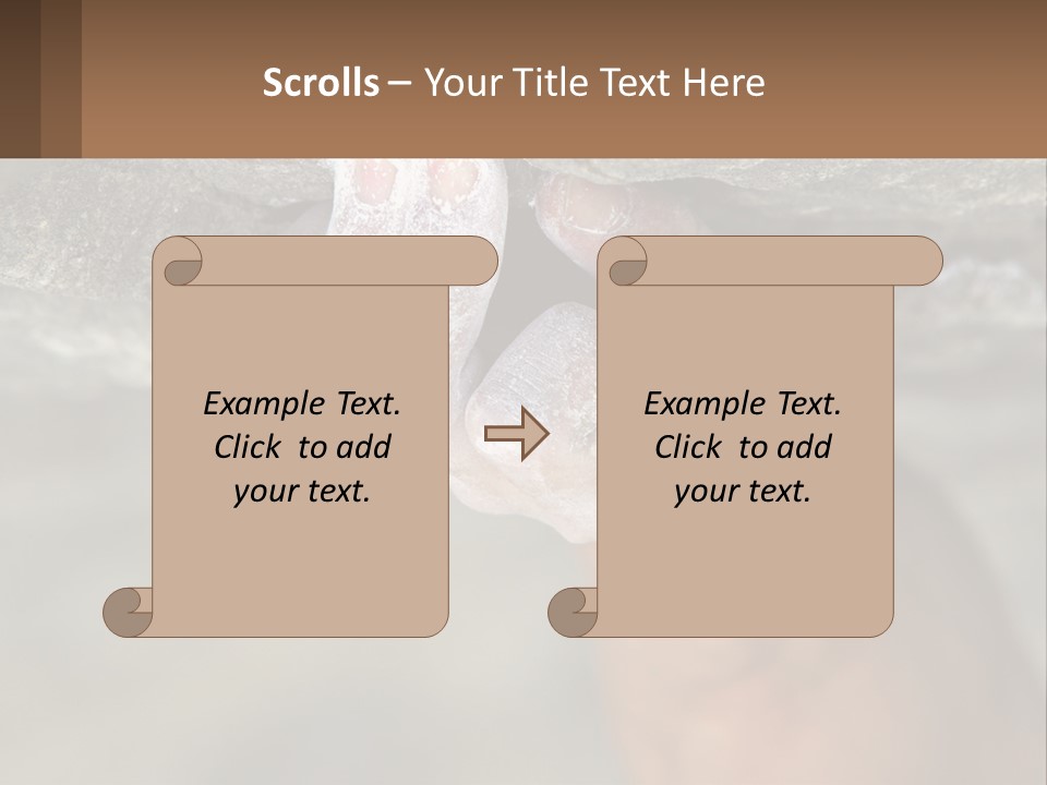 A Person Is Holding Their Hand Up To A Rock PowerPoint Template