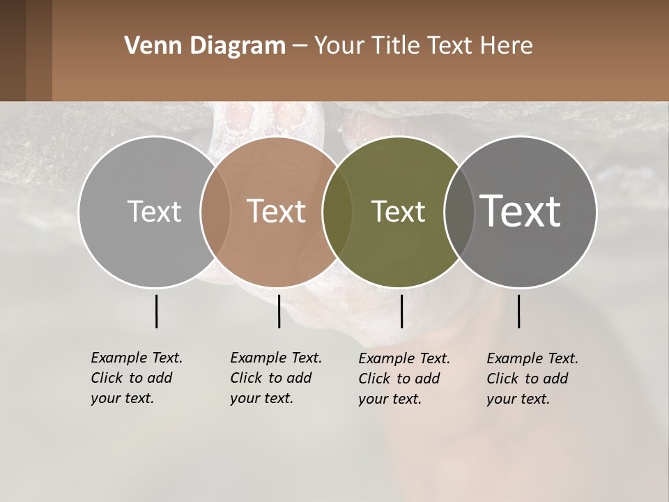 A Person Is Holding Their Hand Up To A Rock PowerPoint Template