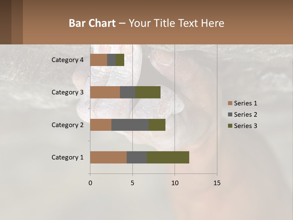 A Person Is Holding Their Hand Up To A Rock PowerPoint Template