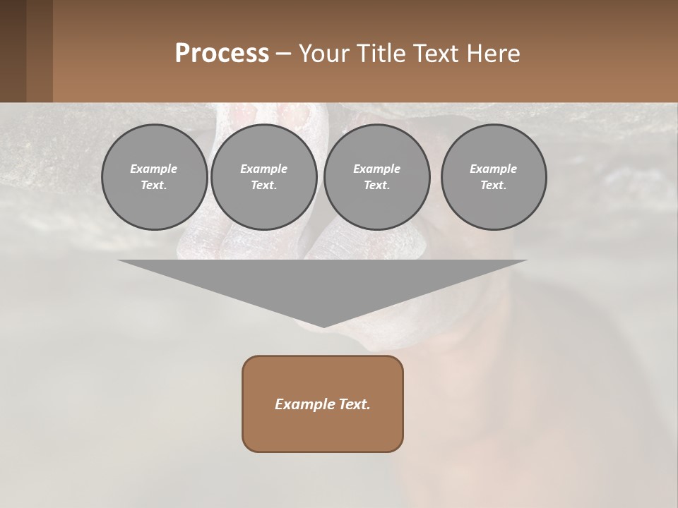 A Person Is Holding Their Hand Up To A Rock PowerPoint Template