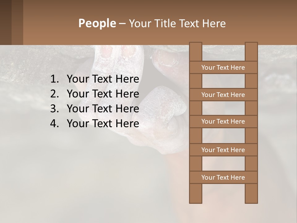 A Person Is Holding Their Hand Up To A Rock PowerPoint Template