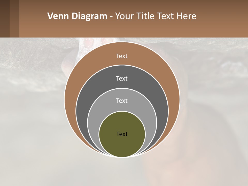 A Person Is Holding Their Hand Up To A Rock PowerPoint Template