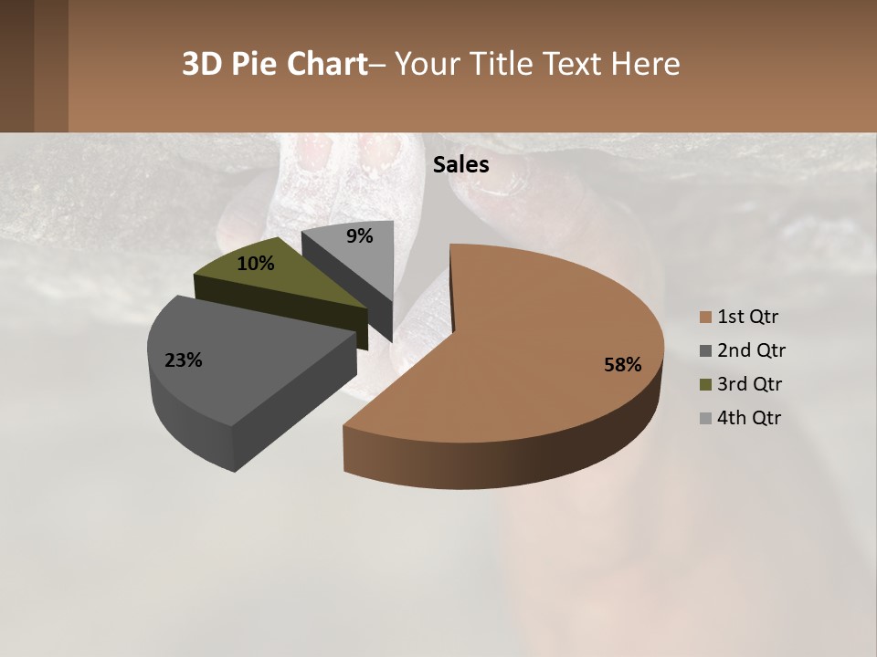 A Person Is Holding Their Hand Up To A Rock PowerPoint Template
