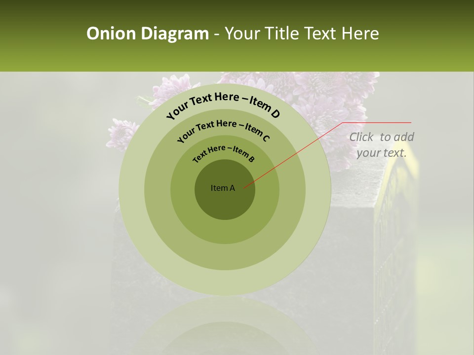 A Bunch Of Purple Flowers Sitting On Top Of A Cement Block PowerPoint Template