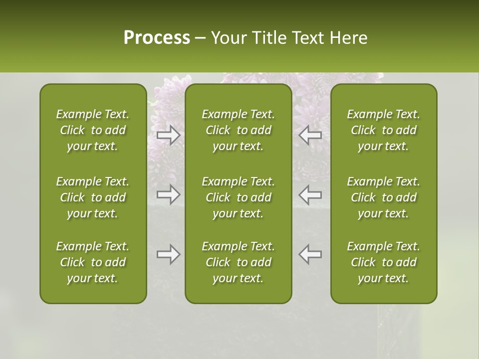 A Bunch Of Purple Flowers Sitting On Top Of A Cement Block PowerPoint Template