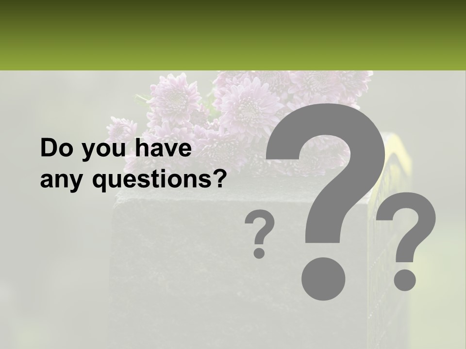 A Bunch Of Purple Flowers Sitting On Top Of A Cement Block PowerPoint Template